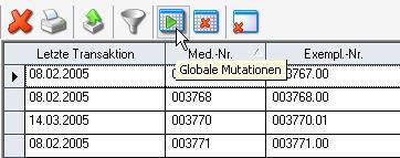 2. Exemplare makulieren via Globale Mutation Aus Sicherheitsgründen dürfen nur makulierte Exemplare gelöscht werden.