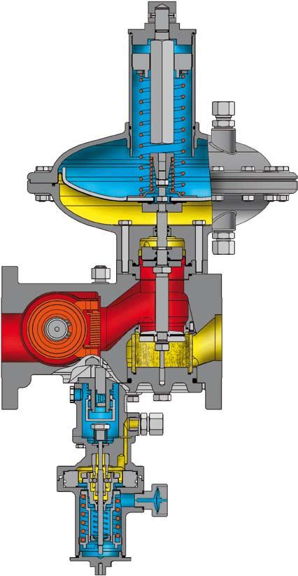 gas-druckregelgerät rmg 0 Aufbau und Arbeitsweise Ausführung mit