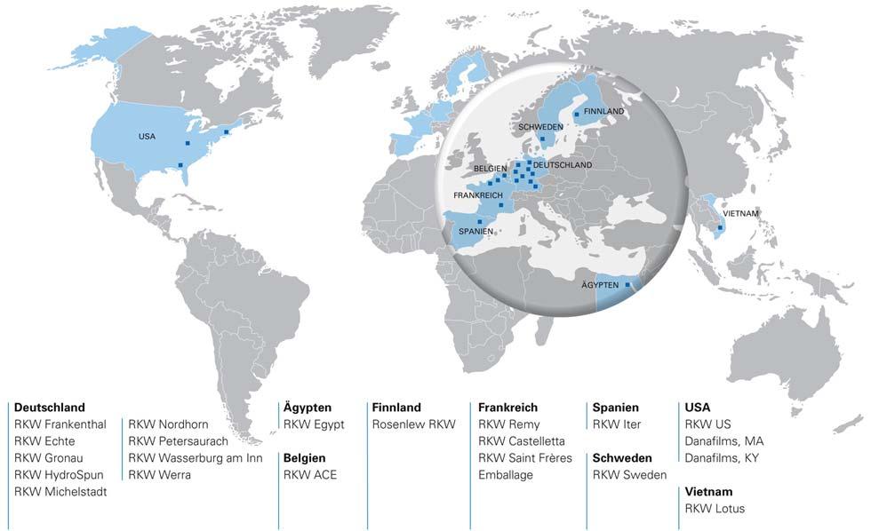 Unsere Standorte Global Business Areas