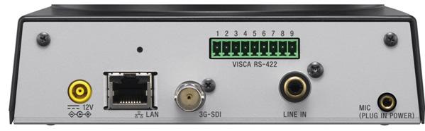 SRG 300SE IP-Streaming-Kamera Full HD 1080/60p 30x optischer Zoom (12x digital) 3G-SDI-, LAN 2x Audio-Eingänge (RCA + Mini-Klinke) View-DR für