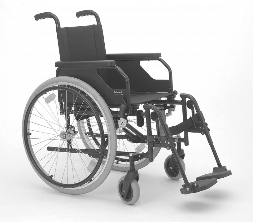 Übersicht Übersichtsdarstellung des Rollstuhls basic Die untenstehende Abbildung soll Ihnen die Bezeichnung der wichtigsten Bauteile an einem Rollstuhl zeigen, sowie die Begriffe, die Sie beim Lesen