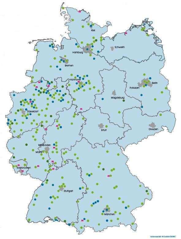 Klimaschutzmanager/innen in Deutschland Verteilung der KSM in Deutschland: Klimaschutzmanager/innen: 1-3