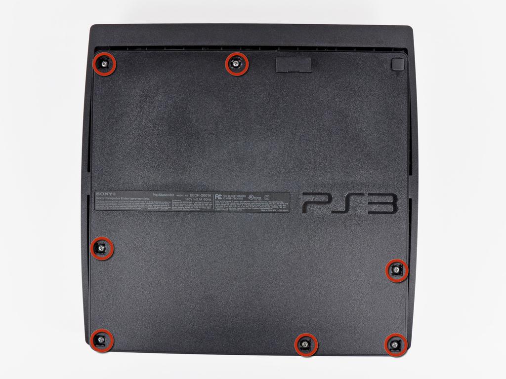 PlayStation 3 Slim Kleinschreibung Ersatz Schritt 3 Entfernen Sie die sieben 37 mm