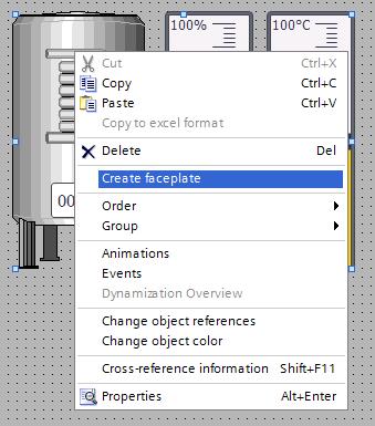 1.4 HMI Projektierung 1.4 HMI Projektierung Tabelle 1-2 Nr. 1. Bildbaustein erstellen Aktion Öffnen Sie ein Bild und stellen Sie dort alle Objekte zusammen, die der Bildbaustein enthalten soll (EA-Felder; Symbole usw.