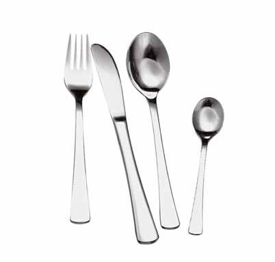 Besteckserie Karina Solex set of cutlery B OE HRI N GE R Edelstahl rostfrei 18/10 / stainless steel 18/10 Länge length mm Menülöffel / table spoon 195 7 3 /4 43.065.