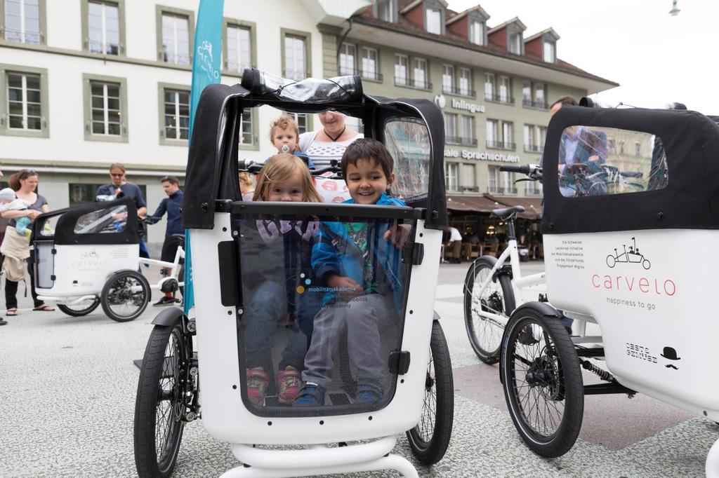 CaKi-Bike: das Cargo-Kinder-Bike 8 CaKi-Bikes geteilt von mindestens 3 Familien 4 Projektphasen à 3 Monate Knapp 100 Familien