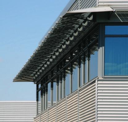 Die Tragkonstruktion von Schüco Top Sky besteht aus hochwertigem, korrosionsbeständigem und pflegeleichtem Aluminium.