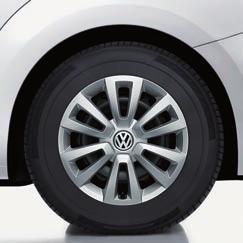 Volkswagen Original Radzierblende 16 Zoll 3 Farbe: Brillantsilber Passend für Stahlfelge Art.-Nr.