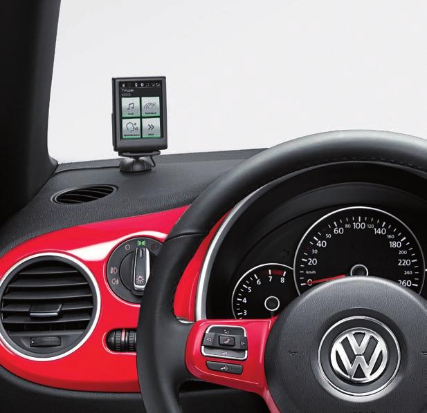 Volkswagen Original Touch Phone-Kit Music 1 Genießen Sie den Komfort dieses Multitalents: Neben Bluetooth-Freisprecheinrichtung mit Sprachsteuerung und
