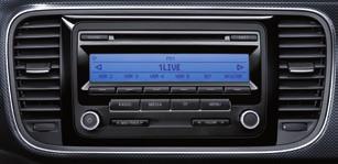 Volkswagen Original MP3-Radio RCD 510 Das Multitalent mit SD-Kartenschacht, Telefonschnittstelle, integriertem 6fach-CD-Wechsler, MP3-Abspielfunktion, GALA, RDS, TIM und TP gewährt per