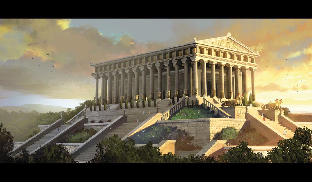 Der Tempel der Artemis in Ephesus.