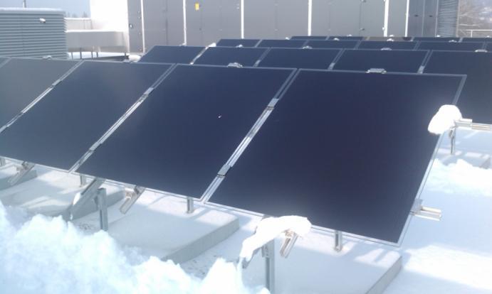 5kWh Solaranlage Bau 7 Installierte Leistung: 12.