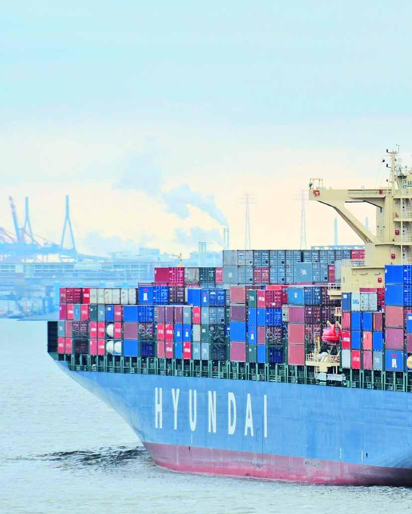 Hafen Container- FRÜHLING