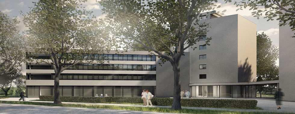 Immobilien Stadt Bern Mit zwei Jahren Verzögerung aufgrund von Einsprachen haben im Dezember 2016 die Bauarbeiten im Spitalackerpark begonnen.