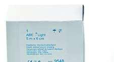 ABE -Light Hypoallergener, hautfreundlicher und elastischer Wundschnellverband Hautfreundlicher,