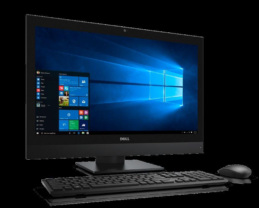 23,8 Zoll 21,5 Zoll OptiPlex All-in-one-PCs Optimale Leistung in einem schmalen All-in-one-System Die neuesten OptiPlex All-in-one-PCs