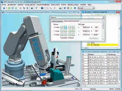 Die Haupteinsatzbereiche von CIROS Education sind das Training in: Roboterprogrammierung SPS-Programmierung Suche nach Betriebsstörungen Produktionsplanung und Produktionssteuerung Training in