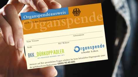 Organspende: eine Entscheidung, die Leben retten kann Wer auf ein Spenderorgan wartet, dessen Leben hängt fast immer am seidenen Faden. In Deutschland standen Ende 2016 rund 10.