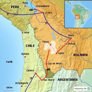 Von der Atacama zum Altiplano Der Norden Chiles ist geprägt von der Kargheit und Einsamkeit der Atacamawüste. Sie zählt zu den trockensten Gegenden der Welt.