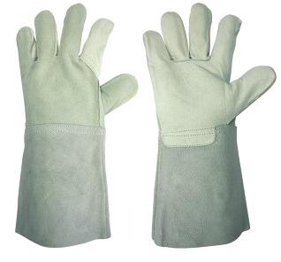 Schweißerhandschuh Welder s Glove aus Vollleder Innenhand aus Vollleder