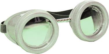 EN 166 Ausführung Sichtscheibe 2694 637 für Schweißer innen klar, außen grün DIN A5 Schutzbrille Safety Goggles Universelle Schleifbrille, einfaches Wechseln der Sicherheitsgläser durch schraubbare