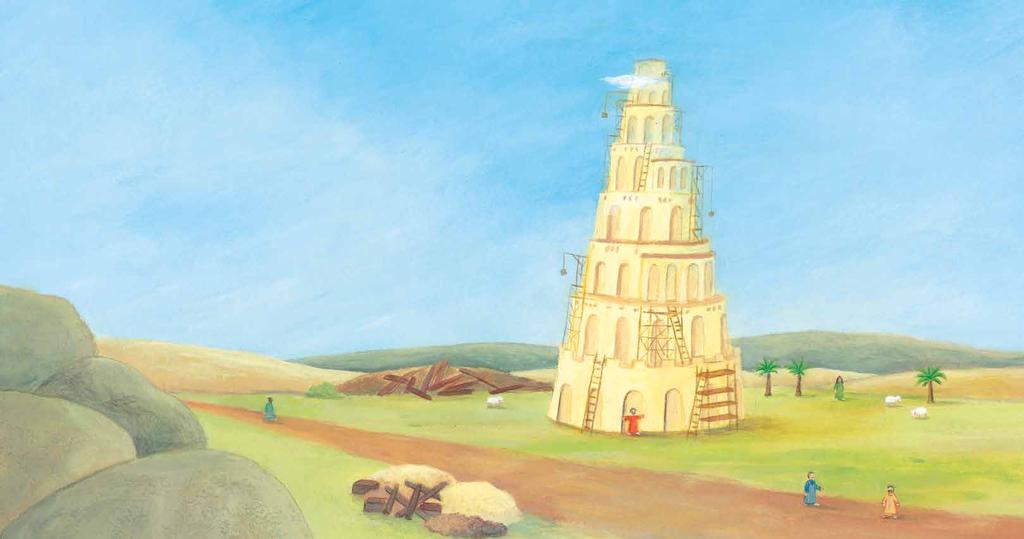 Der Turmbau von Babel Vor langer Zeit hatten alle Menschen die gleiche Sprache. Jeder konnte den anderen verstehen.