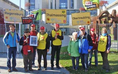 Zahlreiche BN-Mitglieder aus Stadt und Landkreis fuhren mit, um in Berlin zusammen mit einem breiten Bündnis von Umwelt- und Verbraucherschützern, Landwirten und Gewerkschaftern zu zeigen: Diese