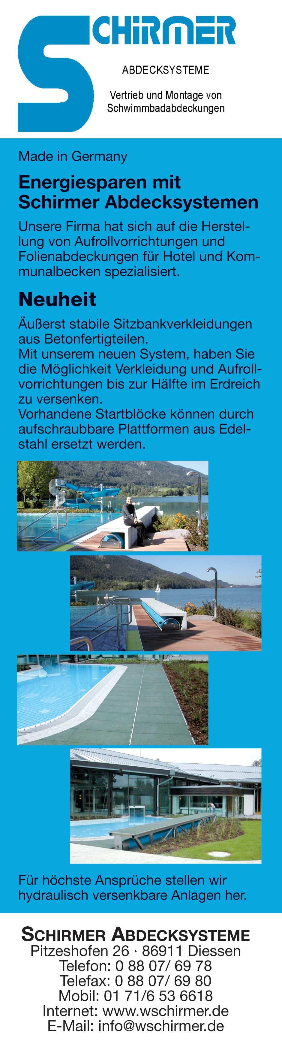 13 AB Archiv des Badewesens 01/2010 Bäderbau Planung Schwimm- und Badeteiche bzw. Kleinbadeteiche Im Gegensatz dazu sind die in Deutschland ausgeführten Schwimm- und Ba deteiche bzw.