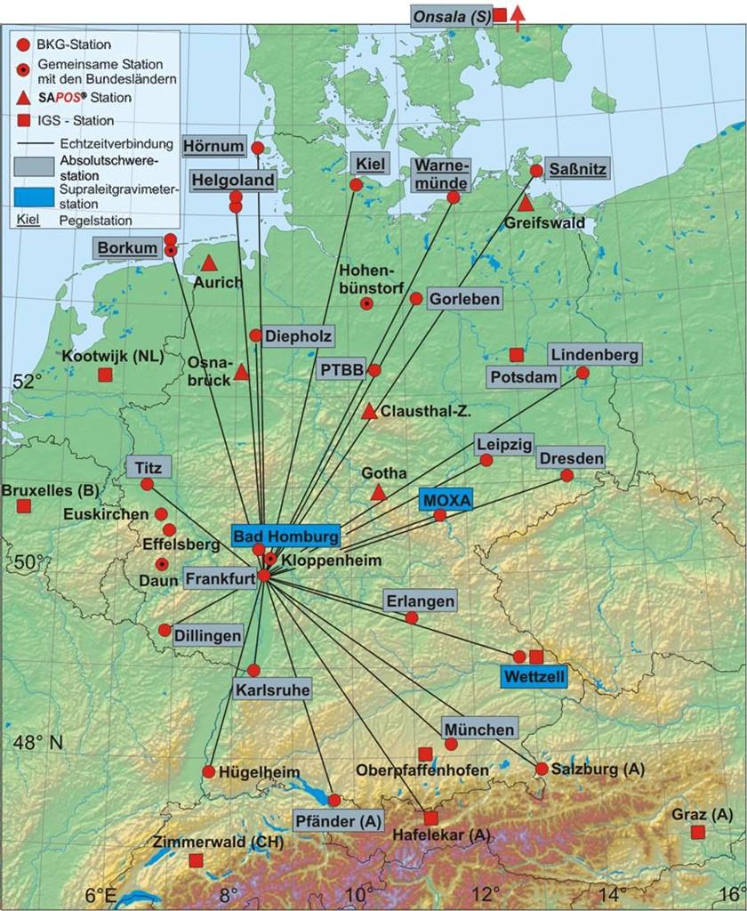 Nationale Referenzsysteme Integriertes Deutsches Referenznetz GREF ( Einheitlicher Raumbezug für die Bundesrepublik Deutschland Georeferenzierung Grundlage für Kartensysteme