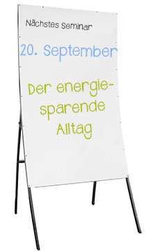 Energiesparseminar Energiesparen im Alltag SWM, Magdeburg 20.09.