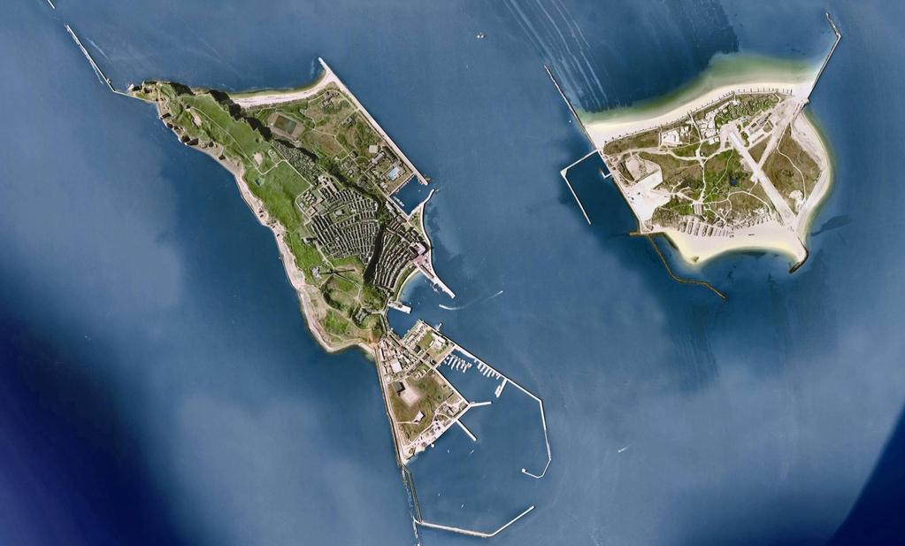Helgoland in Zahlen Fläche Insel: Fläche Düne: Festlands: 1,0 km² 0,7 km² ca. 70 km Einwohner: 1.