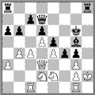 Diagramm 325 6.... De7xf6 (Auch 6.... g7xf6 oder ein beliebiger anderer Zug nützt nichts mehr.) 7. Sg4-h2# Das Springermatt!