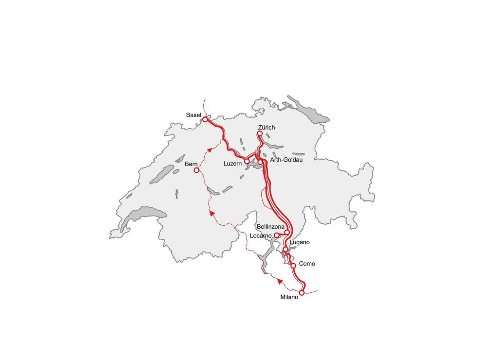 Einführung neuer Verbindungen im nationalen und internationalen Verkehr via GBT.