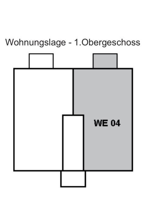 Grundriss Obergeschoss - Wohnung WE 04 und WE 10 & WE 10