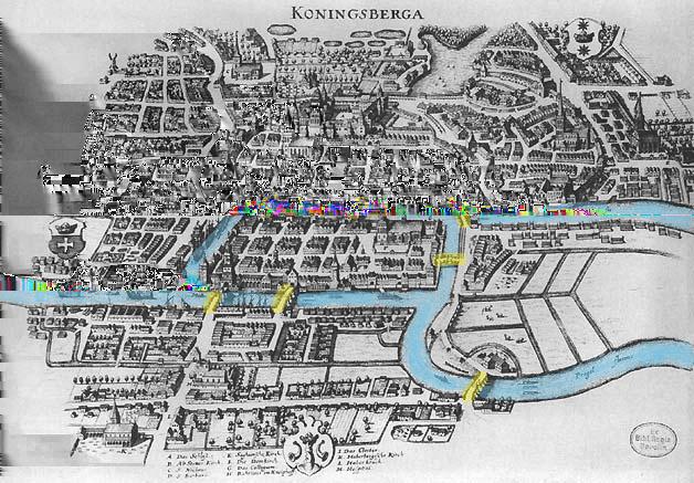 Königsberger Brückenproblem Gibt es einen Weg, bei dem jede