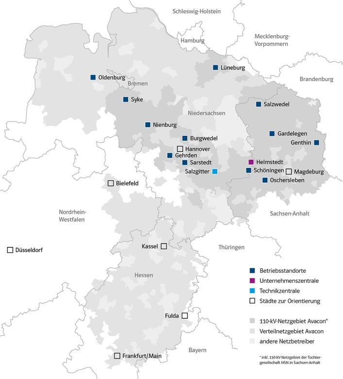 Das Unternehmen In der Region verwurzelt: Durch dezentrale Unternehmensstruktur nah am Kunden Standorte Mit mehr als einem Dutzend Standorten in Niedersachsen und Sachsen-Anhalt sind wir für unsere