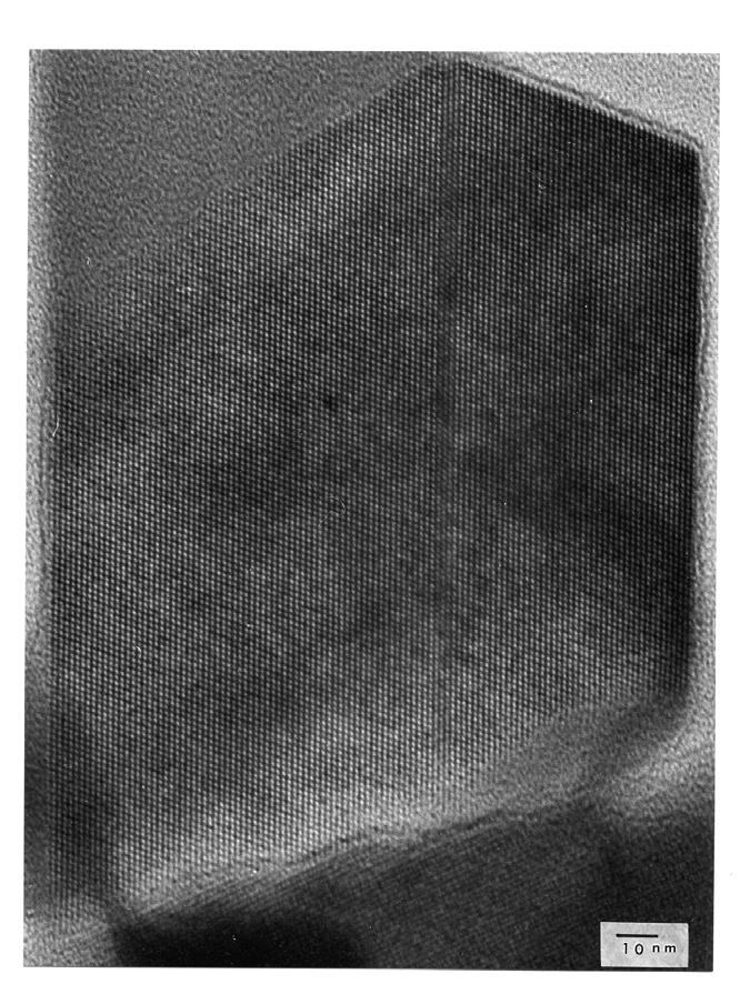 Transmissionselektronenmikroskop (TEM) Abbildung (HR-TEM)