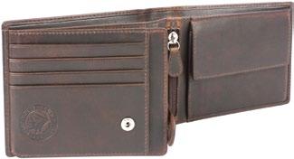 Nubuk Leder (used look) - Key pouch / RV-Schlüsseletui - Ring, zipper pocket / Ring, RV-Fach - 12cm