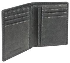 wallet - Canvas/Cowhide / Canvas/Rindleder - Wallet / Mini-Scheintasche - 2 card slots,