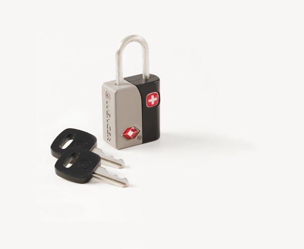 entwickelt für mehr Gepäcksicherheit - 4 keys included / mit 4 Schlüsseln s Red (RE*) Recognised and accepted by the Transportation