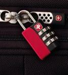 Self-looping strap attaches quickly to suitcase, briefcase or laptop bag handle / der weiche Riemen ist