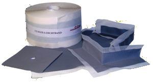 Dichtbänder und Verbundabdichtung CETEFLEX-S-DICHTBAND Preisgruppe 3 Gewebearmiertes, elastisches, dünnes Dichtband auf Basis einer weichmacherfreien Acrylatdispersion sowie