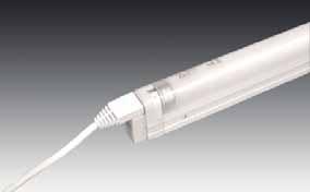 Basic Line Kompakte Langfeldleuchte für T5-Leuchtmittel Anschluss: 220 240 V / 50 60 Hz Leuchtmittel: besonders langlebige T5 (ø 16 mm) High Efficiency Leuchtstofflampe, ø Lebensdauer 20.