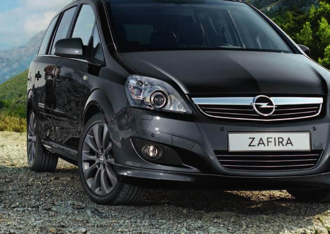 Noch mehr Fahrspaß! Noch mehr Komfort! Noch mehr Opel Zafira für Sie!