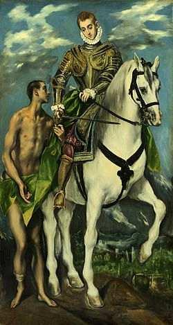 Sankt Martín y und der Bettler Autor: Domenico