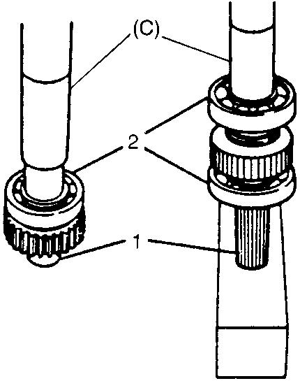 Schraube 6) Die Hintergehäuseplatte montieren und die Schraube nach Auftragen von Gewindeverschlußmittel anziehen.