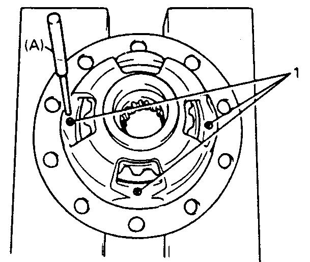 Kegelrad 5) Das Tellerrad auf das Differentialgehäuse setzen und die Teile durch Anziehen der Schrauben auf das vorgeschriebene