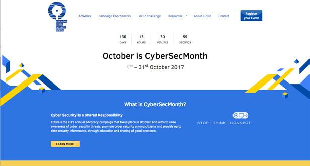 Aktionsleitfaden zum European Cyber Security Month 4 Ihre Aktionsideen für den ECSM Herzlich willkommen zum European Cyber Security Month (ECSM) Wir freuen uns, dass Sie mehr über den ECSM erfahren