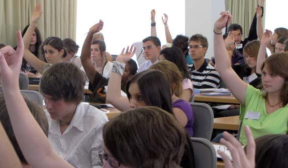 Schülerparlament zum Thema Hirnforschung kamen vom 21. bis zum 23.