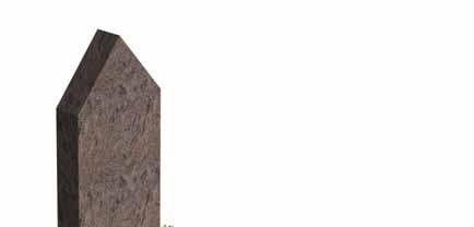 TA Grabmal Seite: 41 Beispiel 4: Grabmal mit Einfassung und Abdeckplatten Ermittlung der Dübellänge Ermittlung der Fundamentabmessungen Material der Grabanlage: Multicolor Rot Wichte: